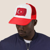Turkse vlag hoed trucker pet (In situ)