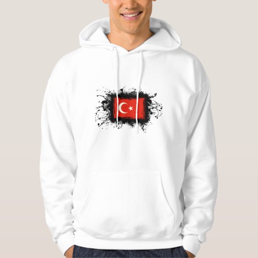 Turkse vlag hoodie (Voorkant)