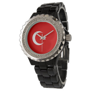 Turkse vlag horloge