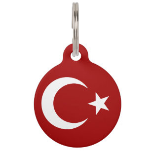 Turkse vlag huisdierpenning