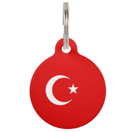 Turkse vlag huisdierpenning