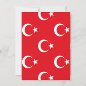 Turkse vlag kaart (Achterkant)