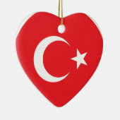 Turkse vlag keramisch ornament (Rechts)