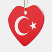 Turkse vlag keramisch ornament (Links)