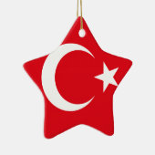 Turkse vlag keramisch ornament (Rechts)