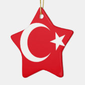 Turkse vlag keramisch ornament (Links)