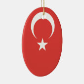Turkse vlag keramisch ornament (Rechts)
