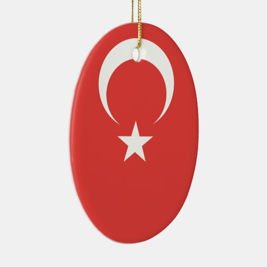 Turkse vlag keramisch ornament (Rechts)