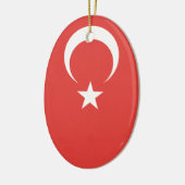 Turkse vlag keramisch ornament (Links)