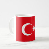 Turkse vlag koffiemok (Voorkant links)