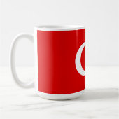 Turkse vlag koffiemok (Links)