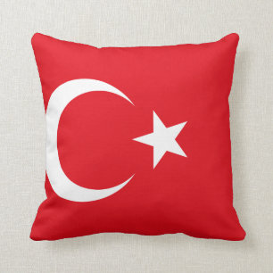 Turkse vlag kussen