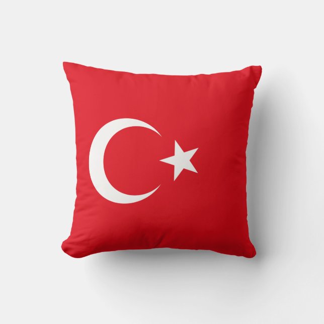 Turkse vlag kussen (Voorkant)