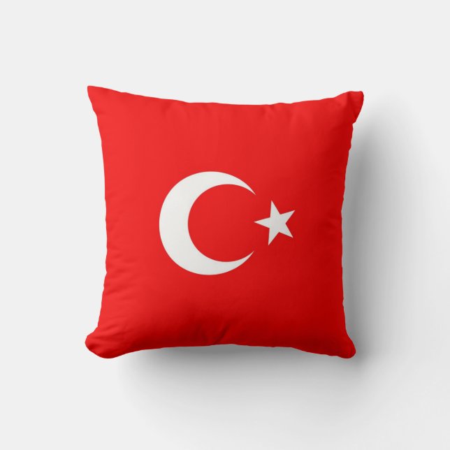 Turkse vlag kussen (Voorkant)