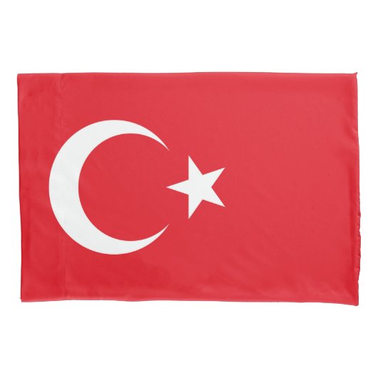 Turkse vlag kussensloop (Voorkant)