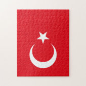 Turkse vlag legpuzzel (Verticaal)