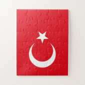 Turkse vlag legpuzzel (Verticaal)