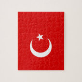 Turkse vlag legpuzzel (Verticaal)