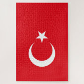 Turkse vlag legpuzzel (Verticaal)