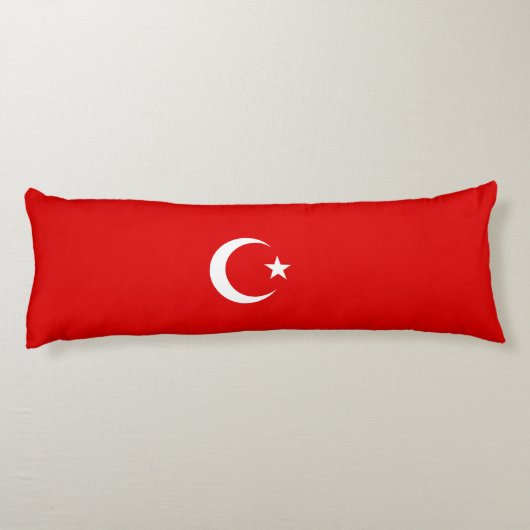 Turkse vlag lichaamskussen (Achterkant)