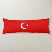 Turkse vlag lichaamskussen (Voorkant)