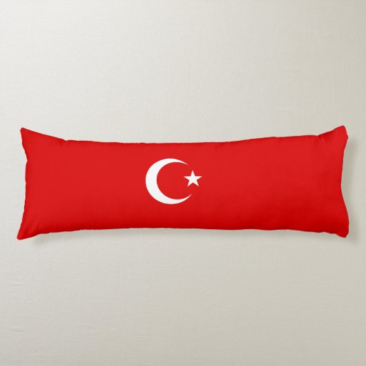 Turkse vlag lichaamskussen (Voorkant)