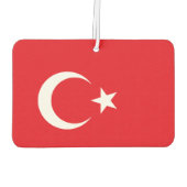 Turkse vlag luchtverfrisser (Achterkant)
