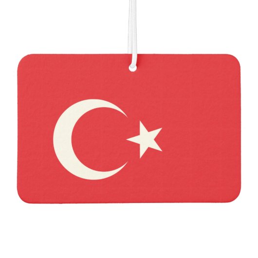 Turkse vlag luchtverfrisser (Voorkant)