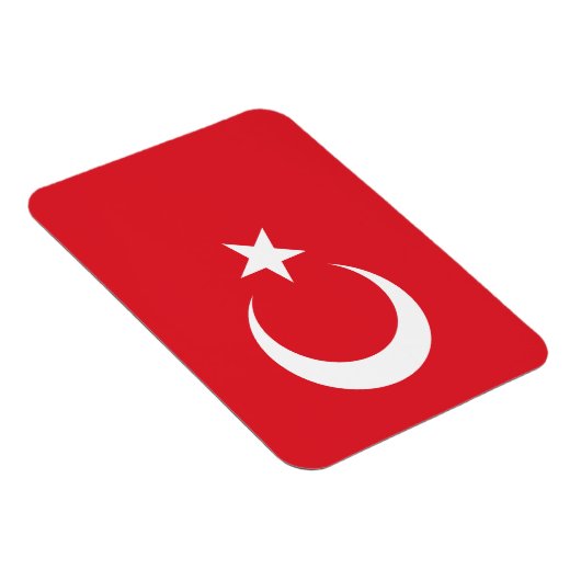 Turkse vlag magneet (Rechterzijde)