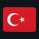 Turkse vlag magneet<br><div class="desc">Zie mijn winkel voor meer Turkije-objecten.</div>