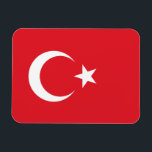 Turkse vlag magneet<br><div class="desc">Zie mijn winkel voor meer Turkije-objecten.</div>