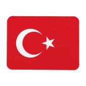 Turkse vlag magneet (Horizontaal)