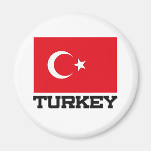 Turkse vlag magneet