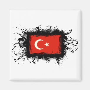 Turkse vlag magneet