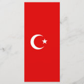 Turkse vlag menu (Voorkant)
