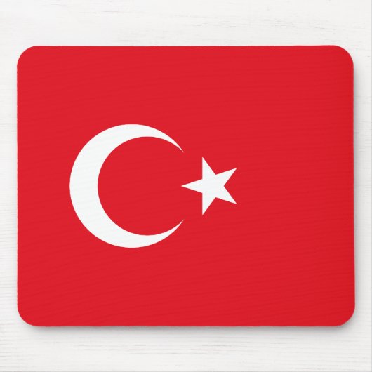 Turkse vlag muismat (Voorkant)
