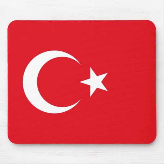 Turkse vlag muismat (Voorkant)