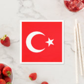 Turkse vlag Napkins Servet (Insitu)