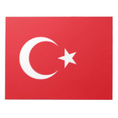 Turkse vlag notitieblok (Voorkant)