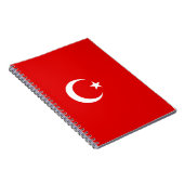 Turkse vlag notitieboek (Rechterzijde)