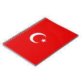 Turkse vlag notitieboek (Linkerzijde)