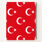 Turkse vlag notitieboek (Achterkant)