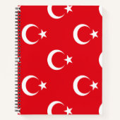 Turkse vlag notitieboek (Voorkant)
