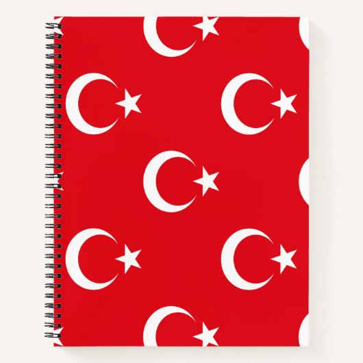 Turkse vlag notitieboek (Voorkant)