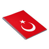 Turkse vlag notitieboek (Rechterzijde)