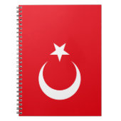 Turkse vlag notitieboek (Voorkant)
