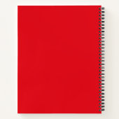 Turkse vlag notitieboek (Achterkant)