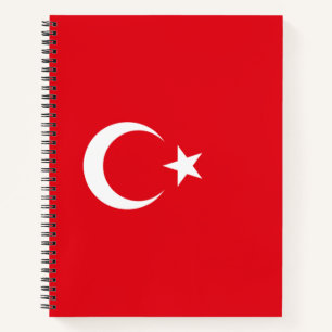Turkse vlag notitieboek