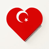Turkse vlag notitieboek (Achterkant)