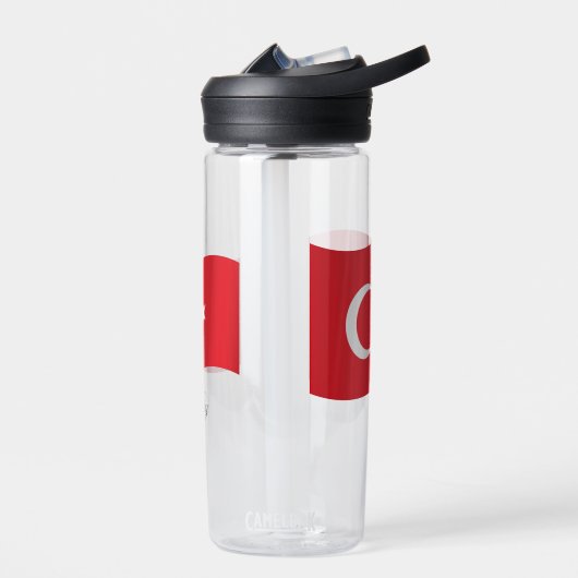 Turkse vlag, Patriottisch Turkije Waterfles (Links)
